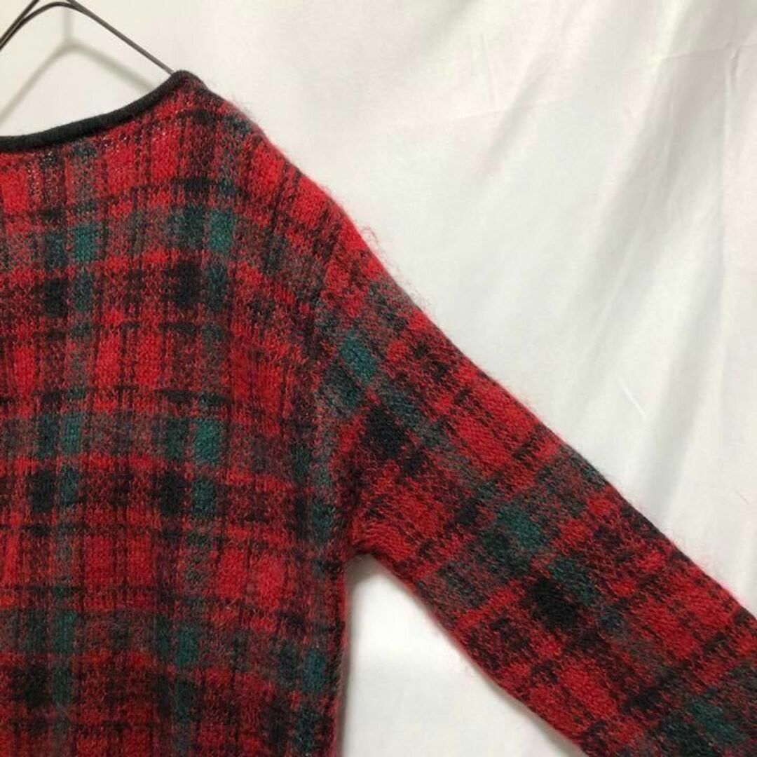 90s OLD GAP オールド ギャップ タータンチェック モヘア ニット 90s OLD GAP オールド ギャップ タータンチェック モヘア ニット