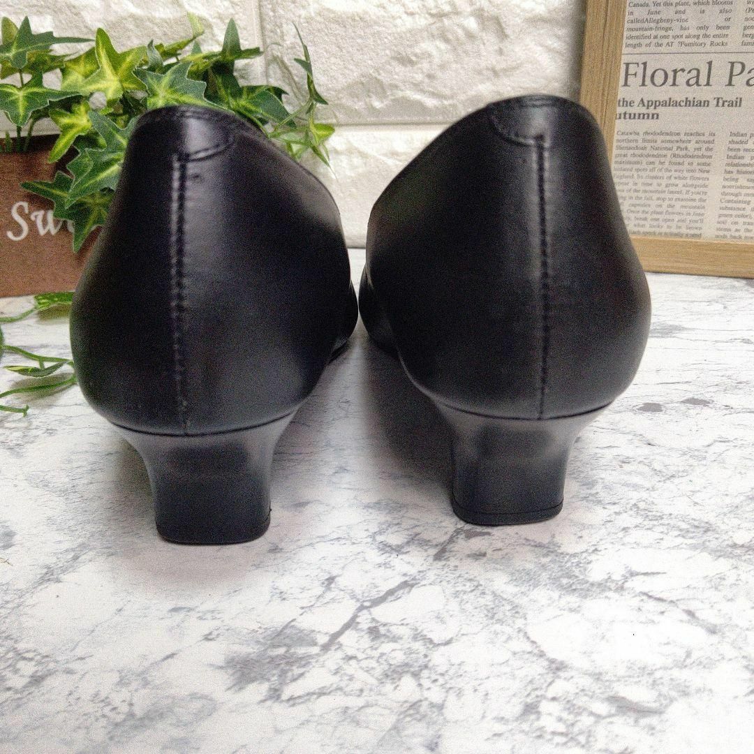 Wacoal(ワコール)のワコール サクセスウォーク パンプス 24.0cmブラック スクエアトゥ レディースの靴/シューズ(ハイヒール/パンプス)の商品写真