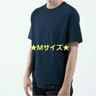 ユニクロ(UNIQLO)のUNIQLO クールネックTシャツ Mサイズ(Tシャツ/カットソー(半袖/袖なし))