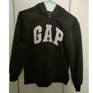 ギャップキッズ(GAP Kids)のGAP　パーカー　140cm　BLACK(ジャケット/上着)