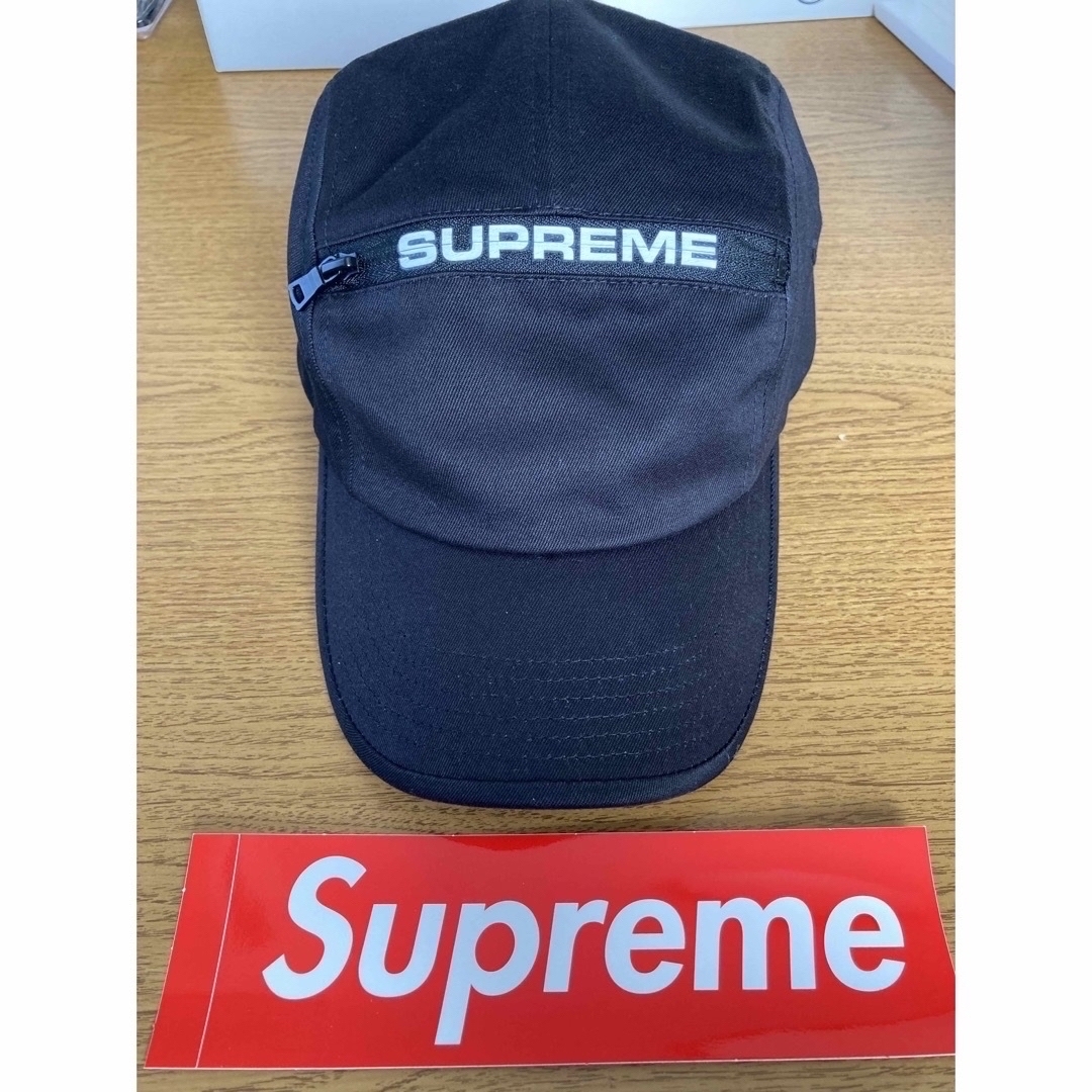 supreme top zip camp cap