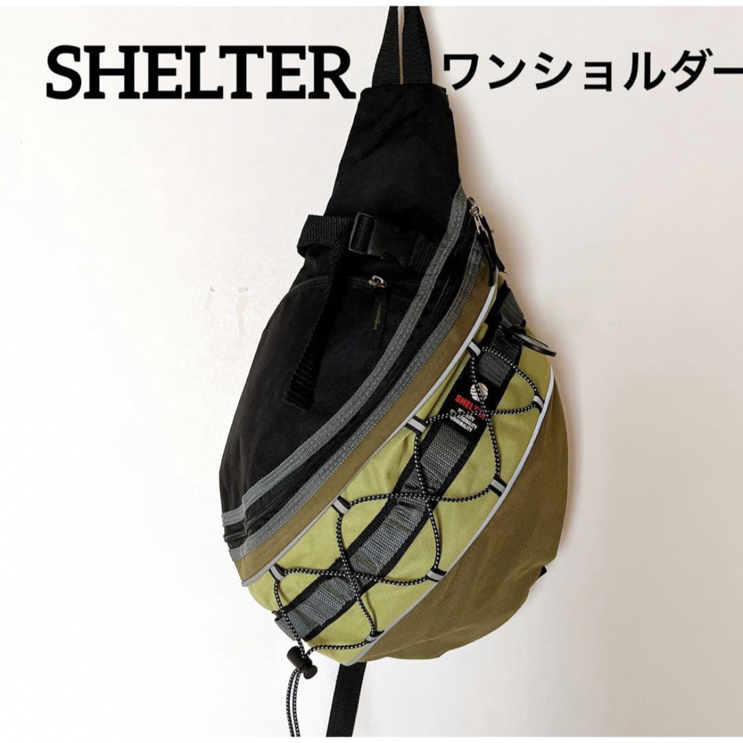 【SHELTER】シェルター ワンショルダーバック ボディバック Y2K テック