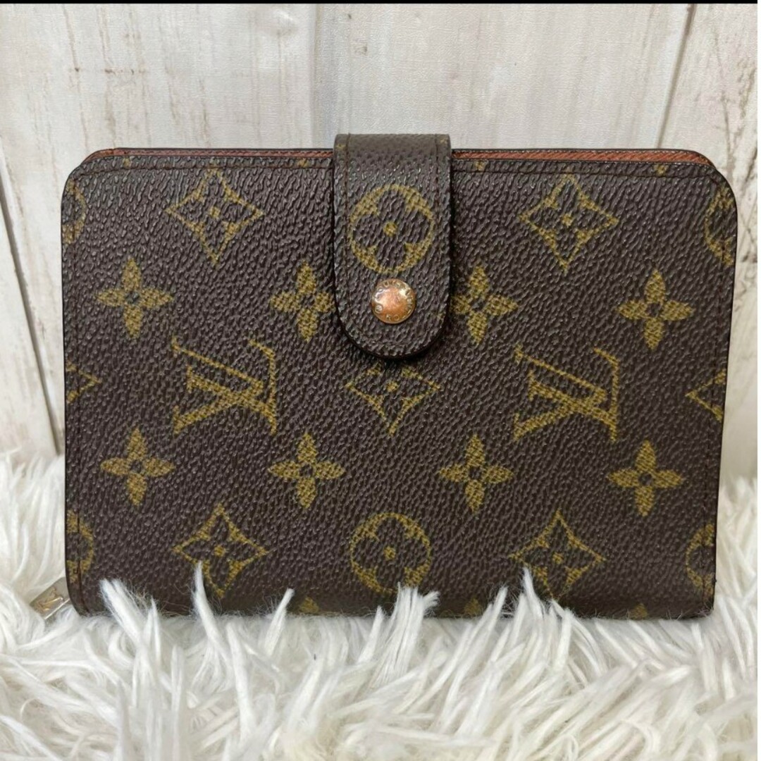 LOUIS VUITTON モノグラム　二つ折り　財布　ブラウン　ブランド　高級