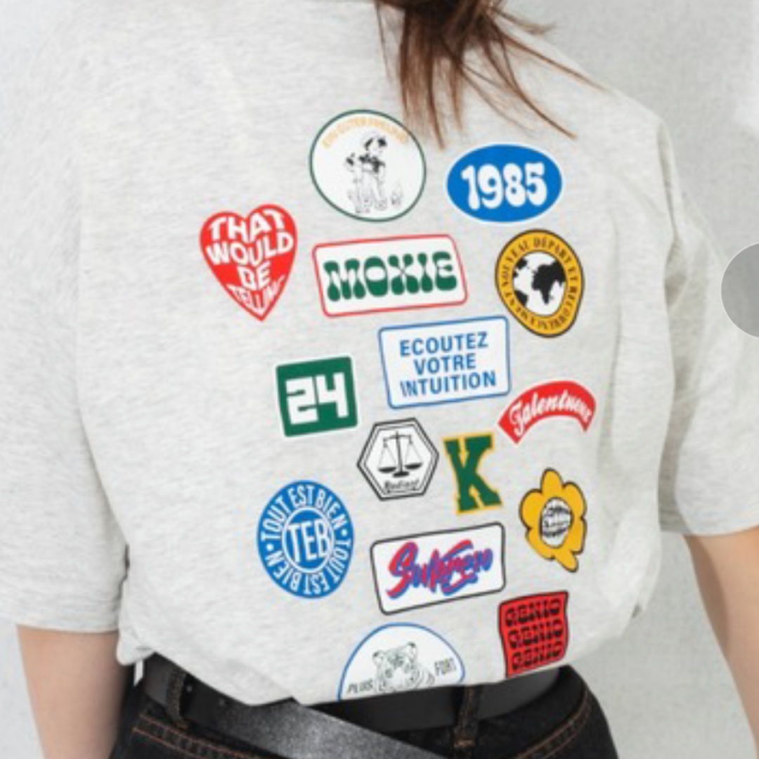 ワンポイント刺繍入りバックプリントアソートTシャツ メンズのトップス(Tシャツ/カットソー(半袖/袖なし))の商品写真
