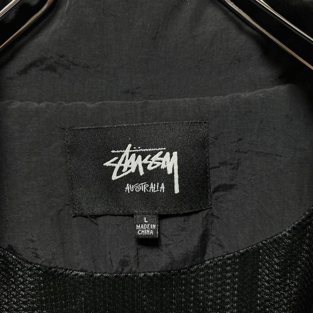 STUSSY ワンポイント刺繍ボアジャケット