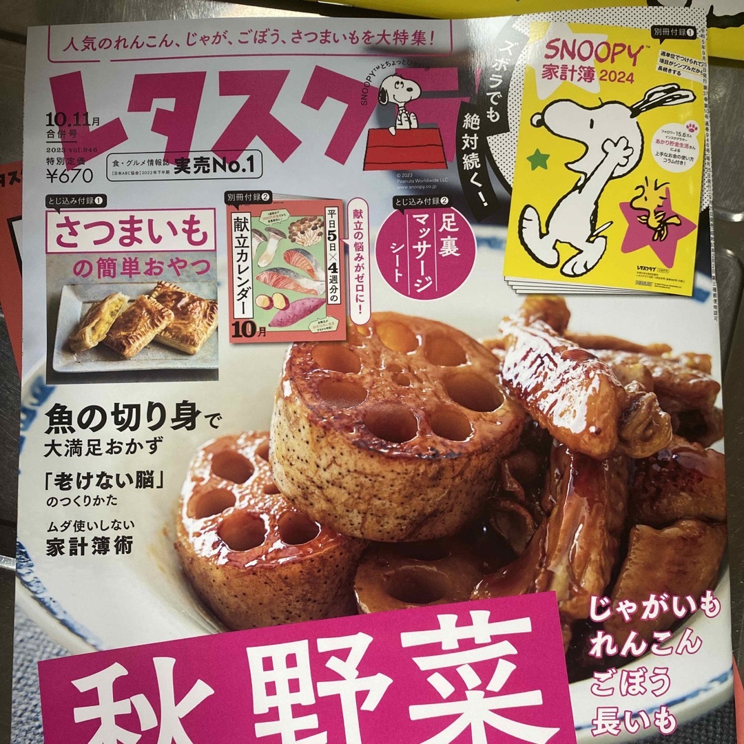 角川書店(カドカワショテン)のスヌーピー 家計簿 レタスクラブ  エンタメ/ホビーの本(住まい/暮らし/子育て)の商品写真