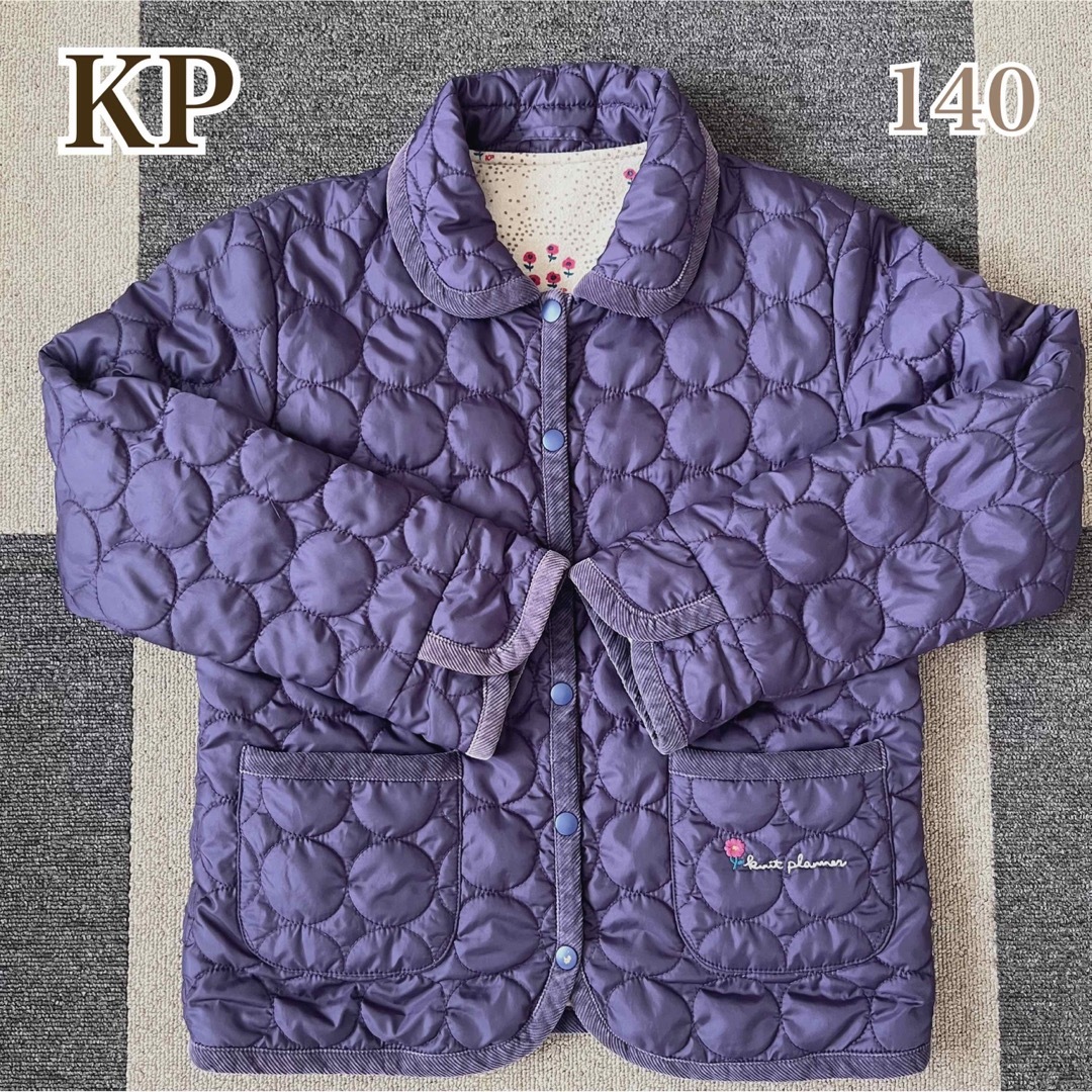 mimi_kids140KP ニットプランナー　KP キルティング　コート ジャケット　アウター　140