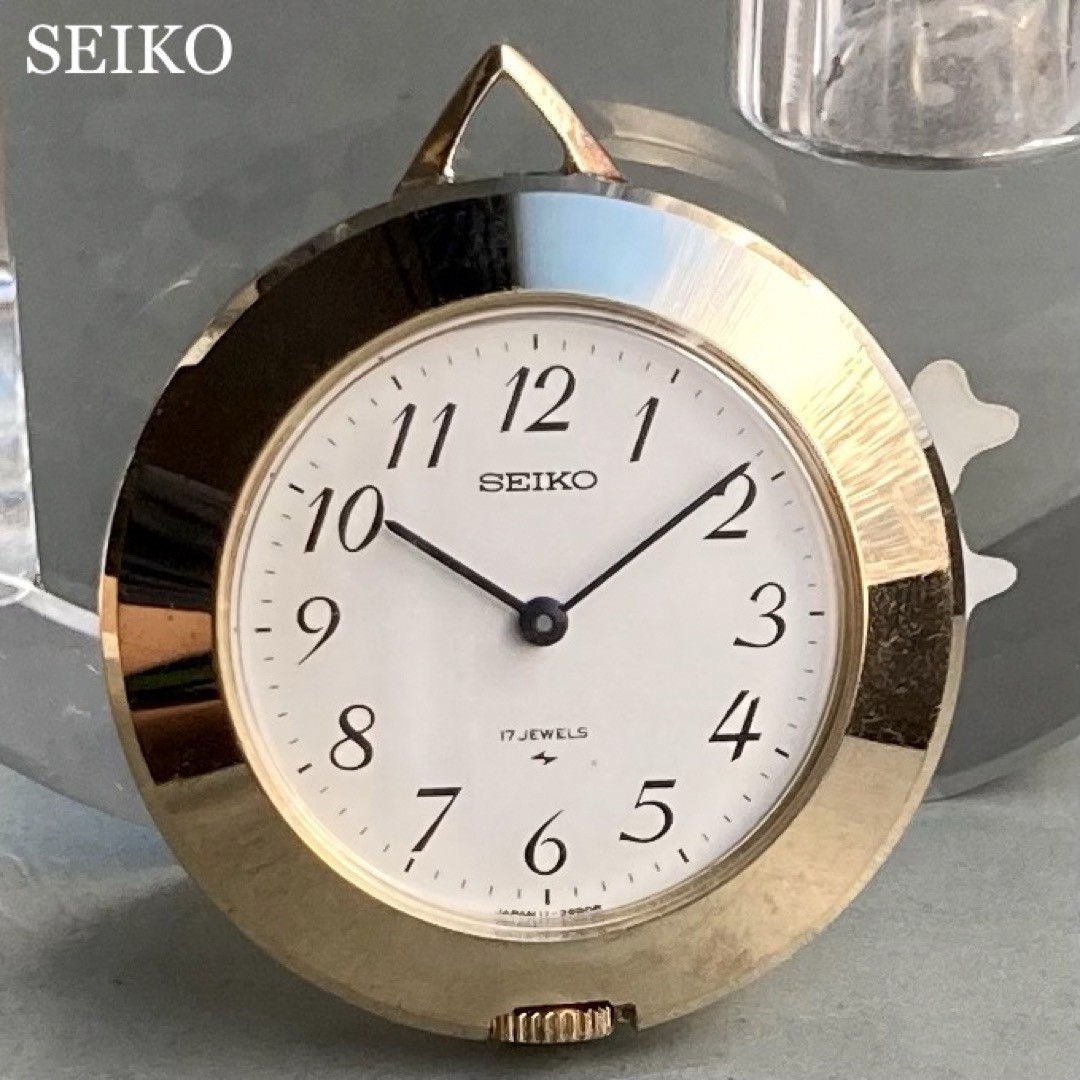 【動作良好】セイコー SEIKO アンティーク 懐中時計 ペンダントウォッチ