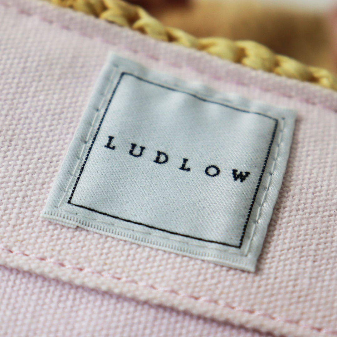 LUDLOW(ラドロー)のLUDLOW ラドロー グレープハンドル トートバッグ/ピンク ナチュラル ベージュ かごバッグ【2400013554763】 レディースのバッグ(トートバッグ)の商品写真