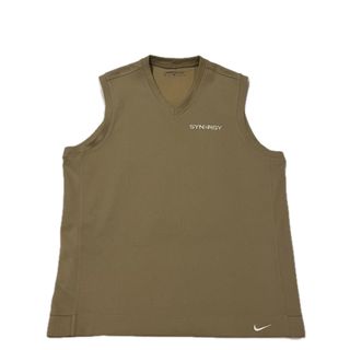 ナイキ(NIKE)のNIKE GOLF ベスト ベージュ Mサイズ(ウエア)