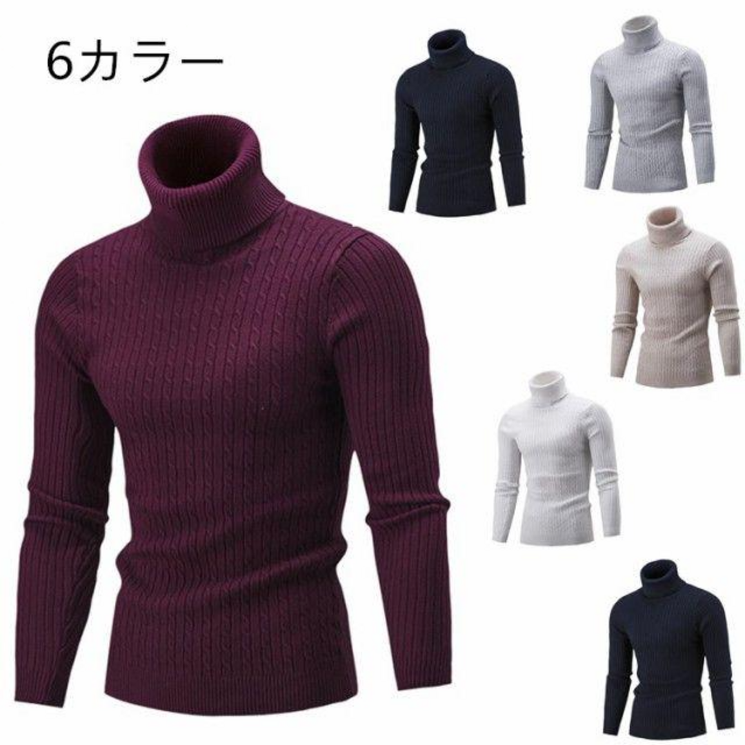 メンズ ニット メンズ タートルネック パリスリブ編み タートルネックニット83 | フリマアプリ ラクマ メンズ ニット メンズ タートルネック パリスリブ編み タートルネックニット80