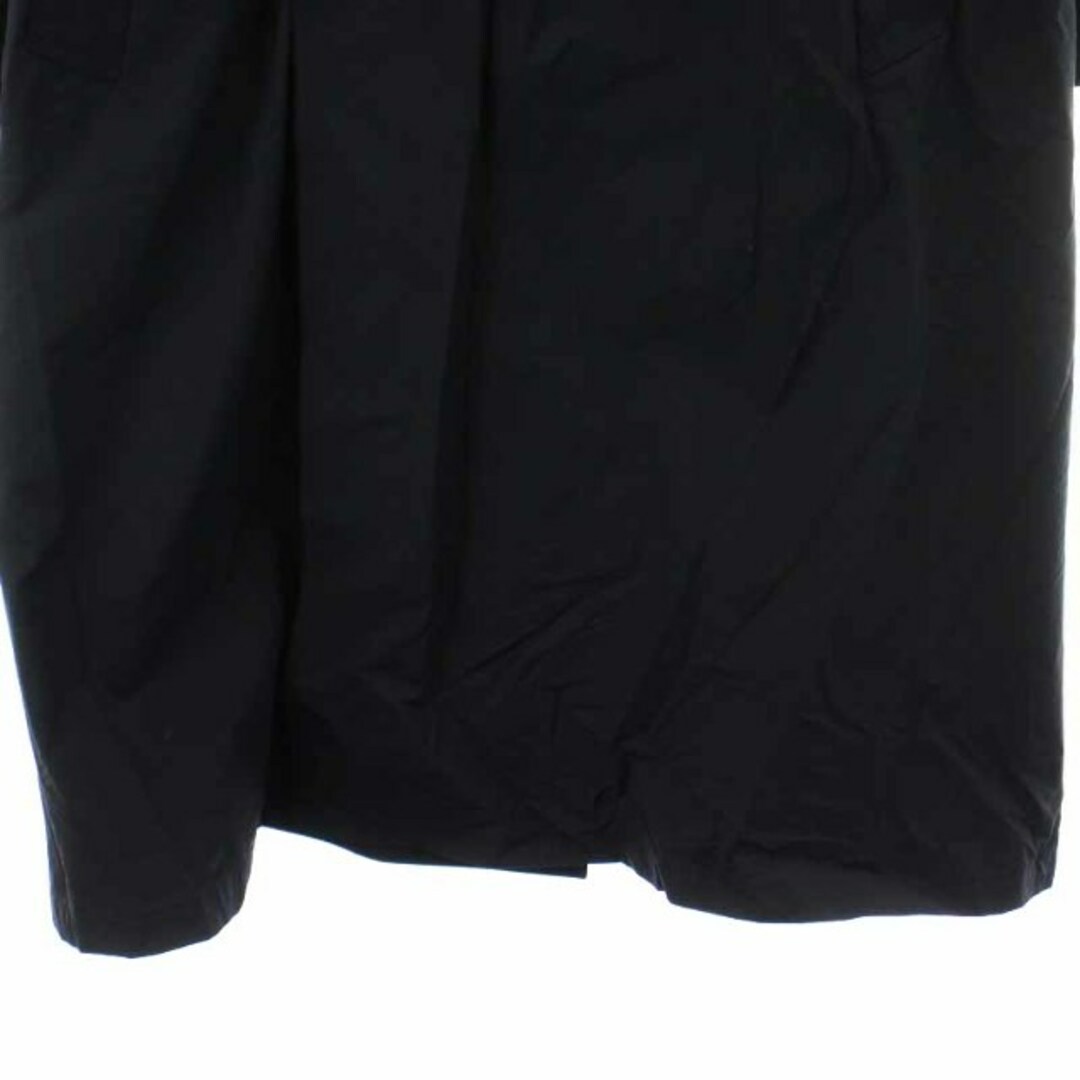 ALMOSTBLACK トレンチコート ナイロンコート ロング 2 M 黒 メンズのジャケット/アウター(その他)の商品写真