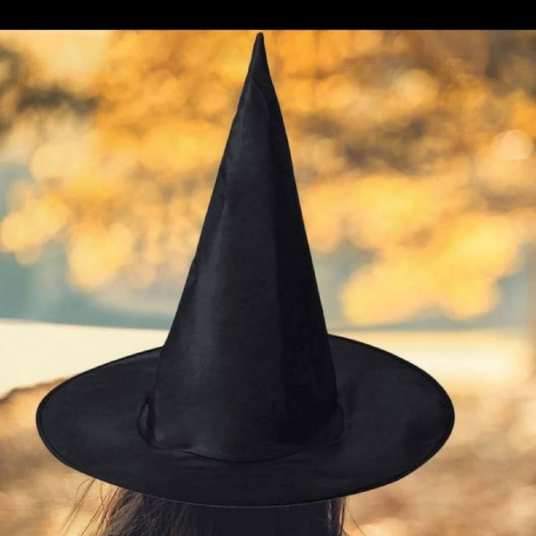 魔法使いのハット ⭐魔女帽 ⭐ウィッチハット ⭐ハロウィン【大人用】１個 エンタメ/ホビーのコスプレ(小道具)の商品写真