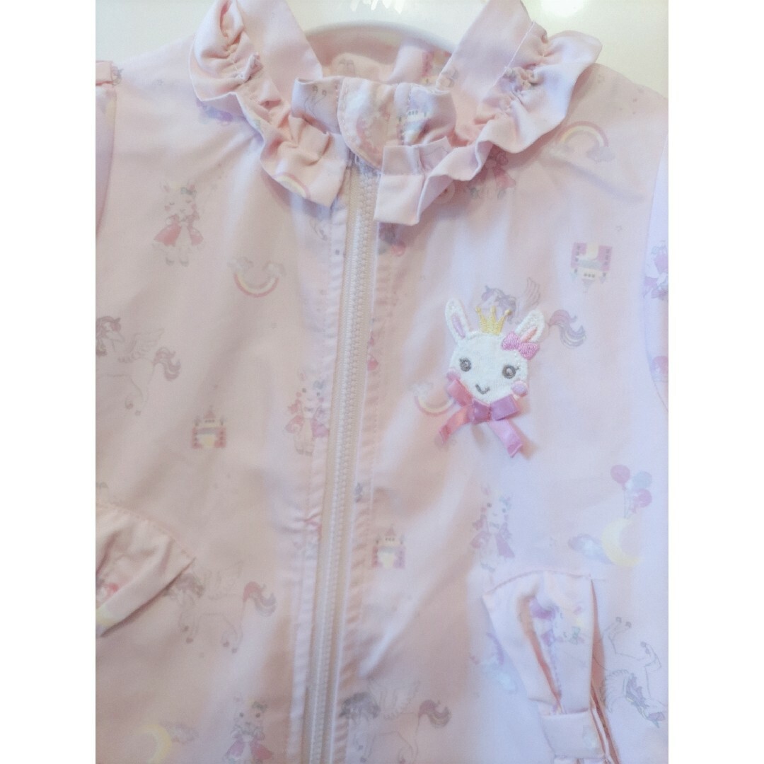 coeur a coeur(クーラクール)の美品♡クーラクール♡ウィンドブレーカー　90 キッズ/ベビー/マタニティのキッズ服女の子用(90cm~)(ジャケット/上着)の商品写真