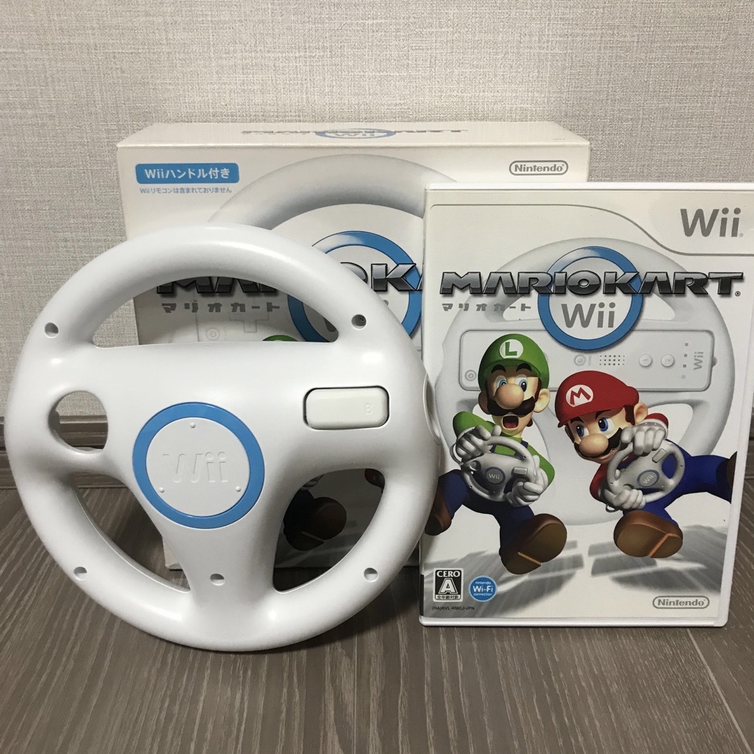 初回限定 マリオカート wiiリモコン ハンドル2セット マリオカート 初回限定 マリオカート wiiリモコン ハンドル2セット マリオカート