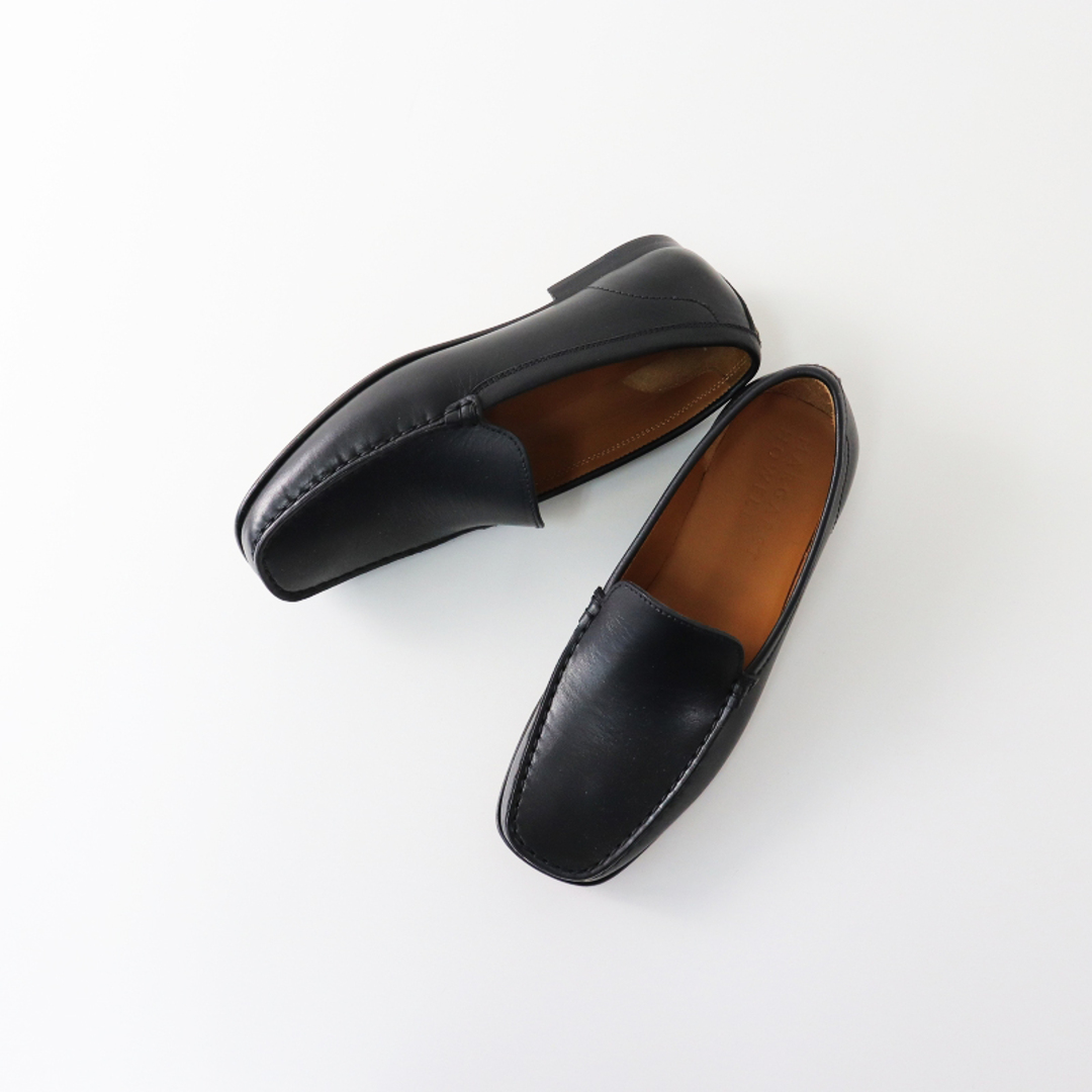 MARGARET HOWELL(マーガレットハウエル)の美品 マーガレットハウエル MARGARET HOWELL BLUNT TOE LOAFER レザーローファー シューズ 36/ブラック 黒 スリッポン【2400013545266】 レディースの靴/シューズ(ローファー/革靴)の商品写真