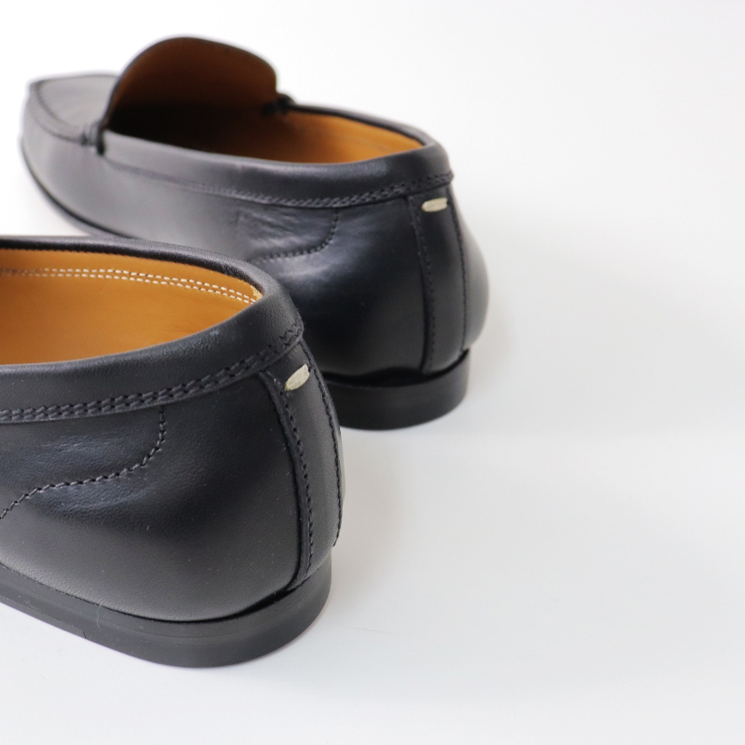 MARGARET HOWELL(マーガレットハウエル)の美品 マーガレットハウエル MARGARET HOWELL BLUNT TOE LOAFER レザーローファー シューズ 36/ブラック 黒 スリッポン【2400013545266】 レディースの靴/シューズ(ローファー/革靴)の商品写真