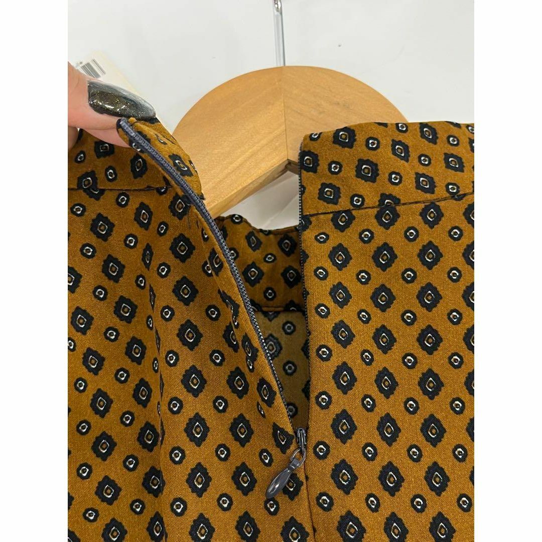 新品★antiqua レトロ柄 ロングワンピース 1017
