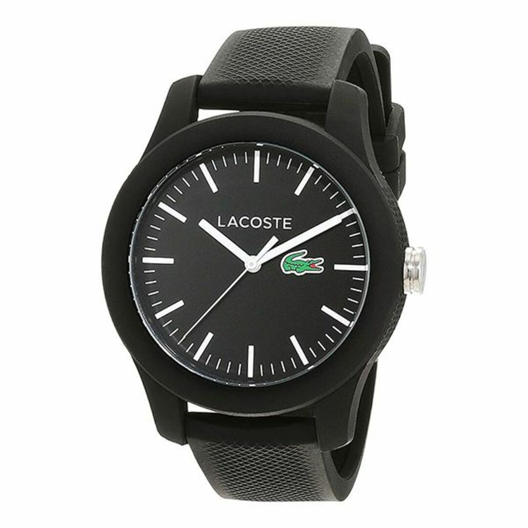 LACOSTE(ラコステ)のLACOSTE ラコステ メンズ レディース ユニセックス 腕時計 L.12.12 ブラック ラバー 2000956 メンズの時計(腕時計(アナログ))の商品写真