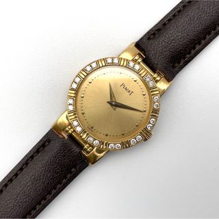 ピアジェ(PIAGET)の【美品・稼動品】ピアジェ PIAGET ダンサー ダイヤ 750 K18 金無垢(腕時計)