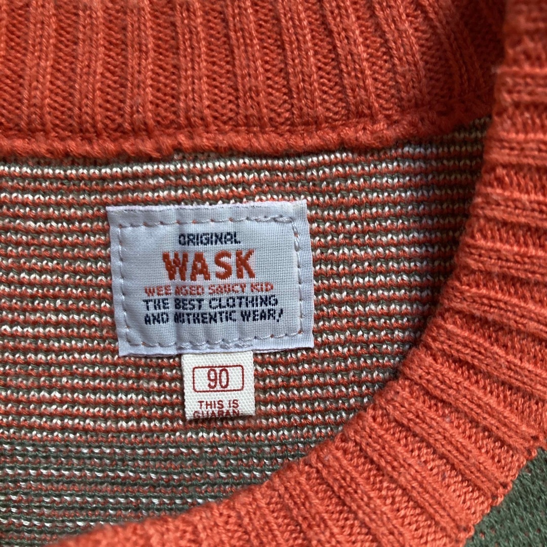 WASK(ワスク)のニットベスト ワスク　WASK 90 キッズ/ベビー/マタニティのキッズ服男の子用(90cm~)(ニット)の商品写真