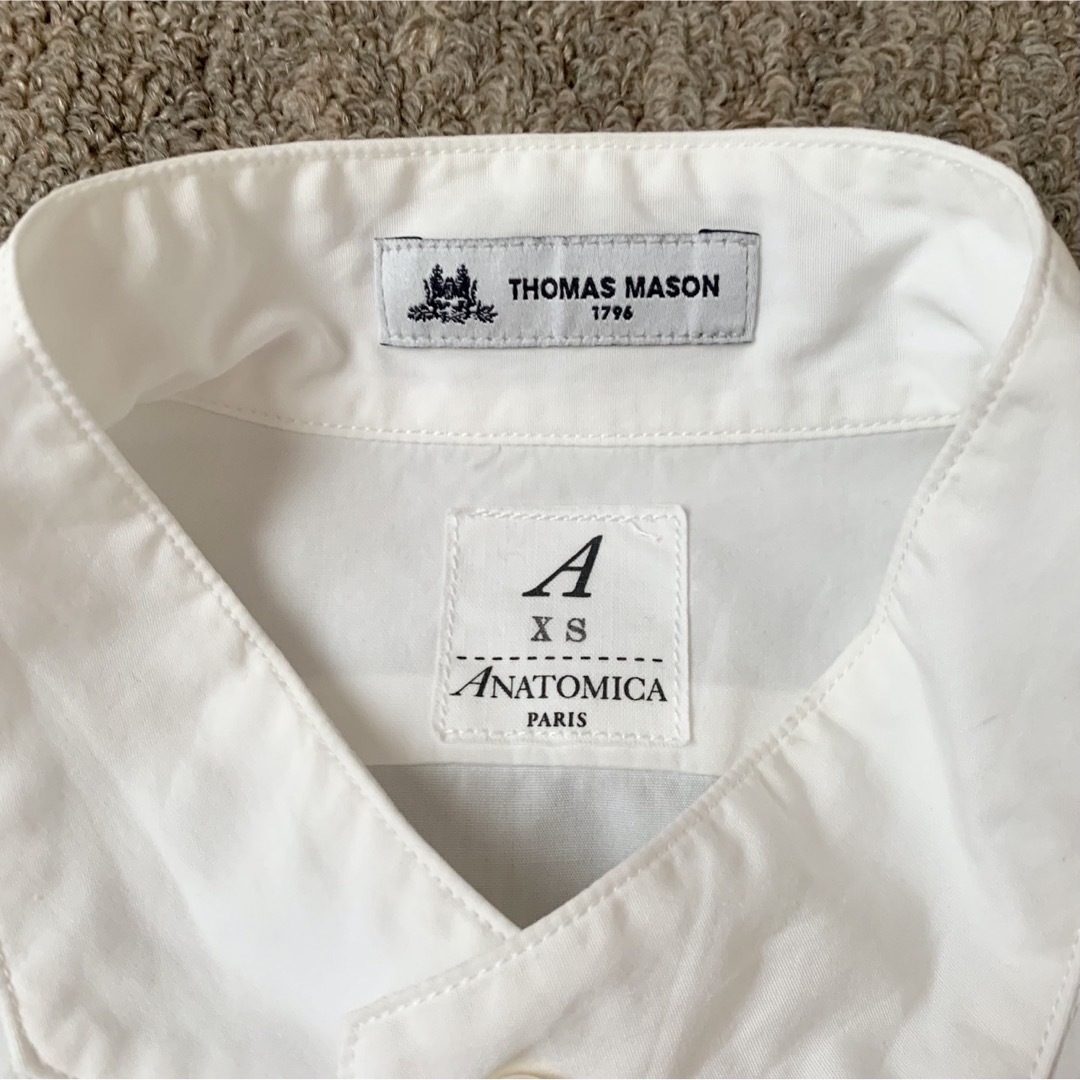 アナトミカ anatomica バンドカラーシャツ thomas mason - シャツ