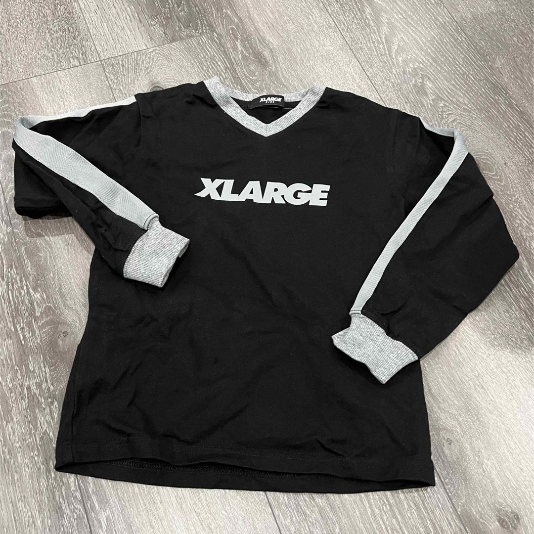 XLARGE KIDS(エクストララージキッズ)のXLARGE KIDS ロンT 120cm キッズ/ベビー/マタニティのキッズ服男の子用(90cm~)(Tシャツ/カットソー)の商品写真