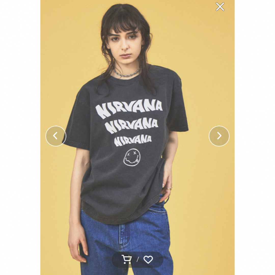 新品タグ付き【グッドロックスピード】ニルヴァーナ Tシャツ XL 2枚セット
