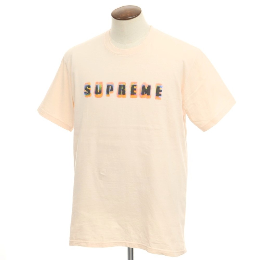 シュプリーム Supreme 2023年秋冬 Stencil Tee クルーネック 半袖Ｔシャツ パールピンク【サイズL】【メンズ】