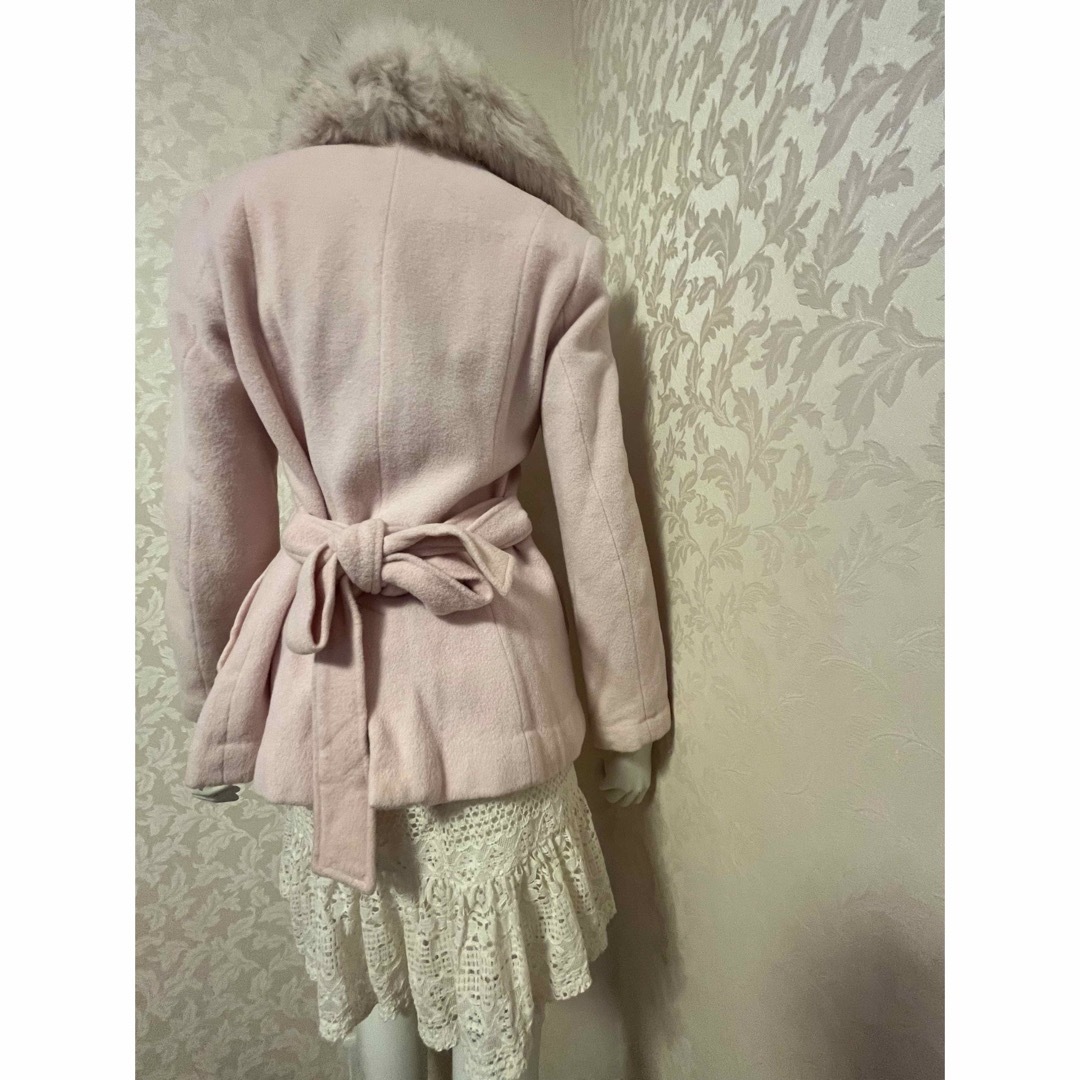 【訳あり】INCEDE ピンク ショートコート　 レディースのジャケット/アウター(その他)の商品写真