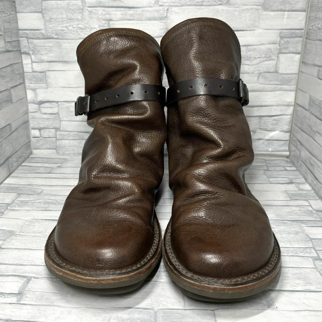 trippen(トリッペン)のtrippen トリッペン ショートブーツ ボム 本革 ブラウン 26.5cm メンズの靴/シューズ(ブーツ)の商品写真