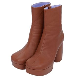 アメリヴィンテージ(Ameri VINTAGE)のアメリ　voluminous toe platform boots(ブーツ)