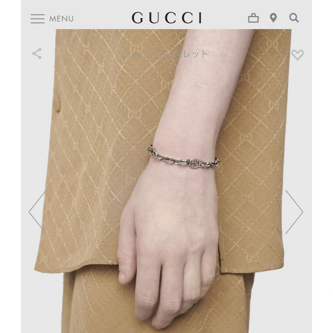 Gucci(グッチ)のgucci  国内正規品 メンズのアクセサリー(ブレスレット)の商品写真