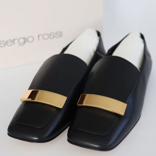 新品未使用　Sergio Rossi セルジオロッシ ローファー　ヒール