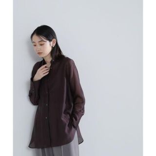 ナチュラルビューティーベーシック(NATURAL BEAUTY BASIC)の【VERY掲載】ワイドカフスシアーシャツ(シャツ/ブラウス(長袖/七分))