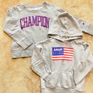 チャンピオン(Champion)の110cm スウェットパーカーセット(ジャケット/上着)