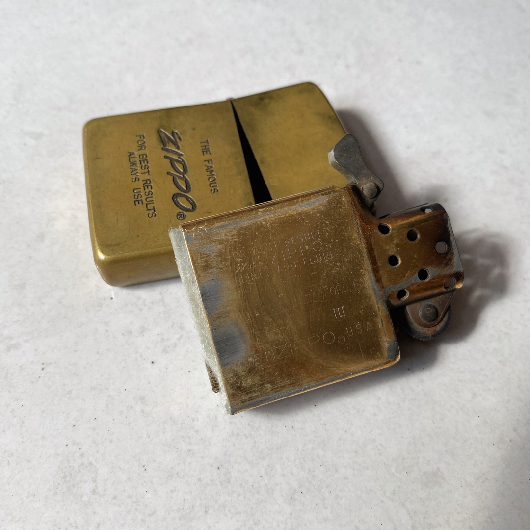 ZIPPO(ジッポー)のZippo solid brass  メンズのファッション小物(タバコグッズ)の商品写真