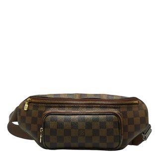 ヴィトン N51172 ■ VI0037 バムバッグ メルヴィール ダミエ エベヌ ボディバッグ レディース Louis Vuitton □5K