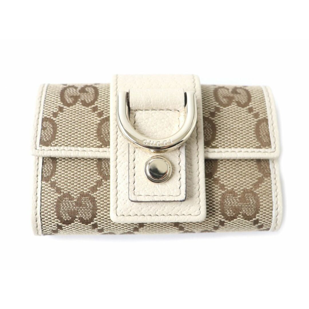 Gucci - 極美品☆GUCCI グッチ 141419 GGキャンバス×レザー ロゴ金具