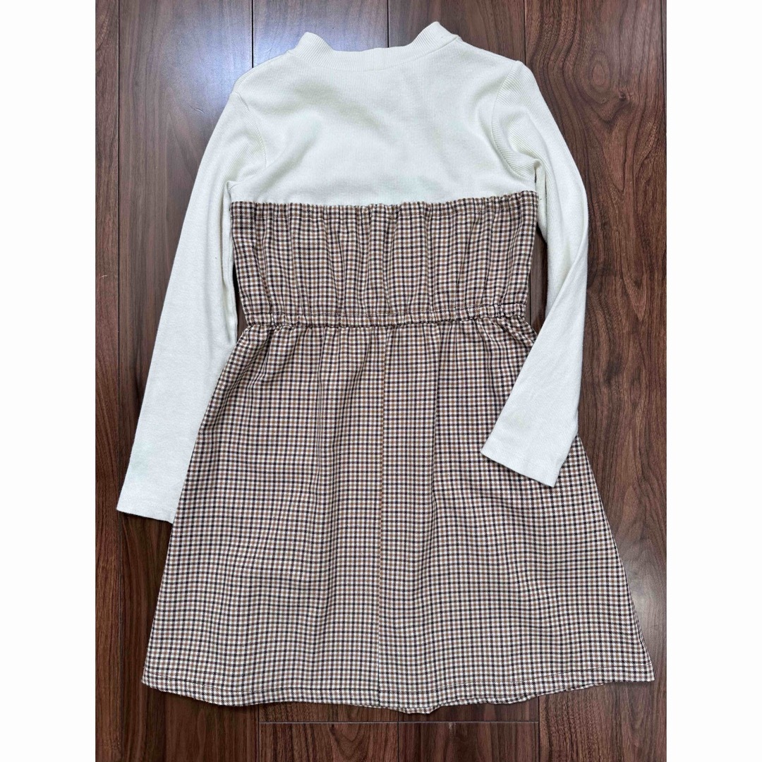 GU(ジーユー)のGU ワンピース　キッズ　130  キッズ/ベビー/マタニティのキッズ服女の子用(90cm~)(ワンピース)の商品写真