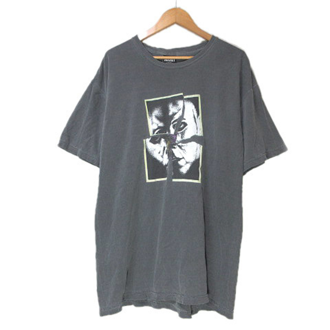 HOCKEY eyes without a face Tシャツ 半袖 グレー