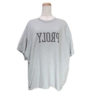 アザー(other)のアローレ ALORE ロゴバックタックTシャツ カットソー 半袖 グレー フリー(Tシャツ(半袖/袖なし))