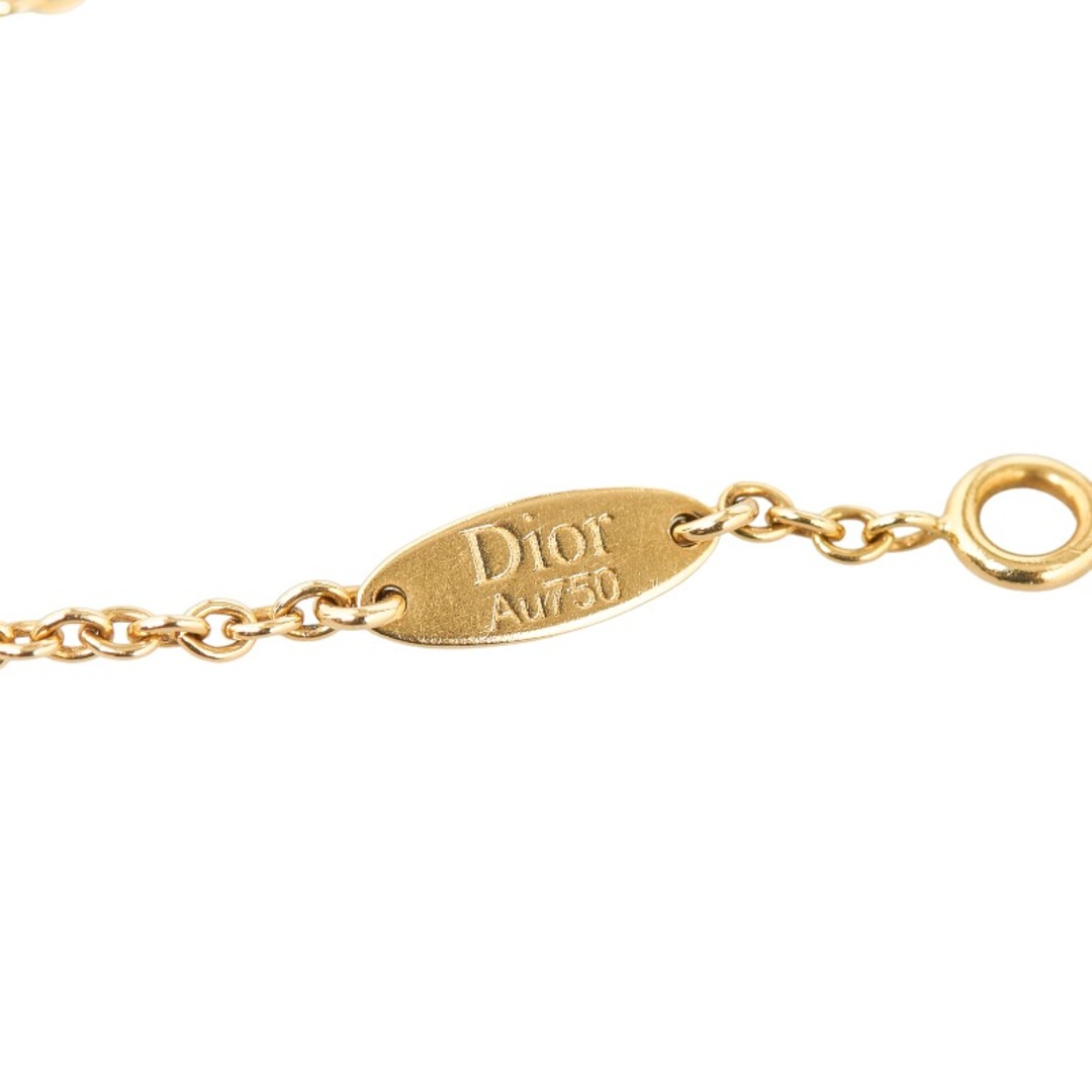 ディオール ローズデヴァン ラウンド スター モチーフ １Pダイヤ ブレスレット K18 ゴールド レディース Dior 【1-0121314】