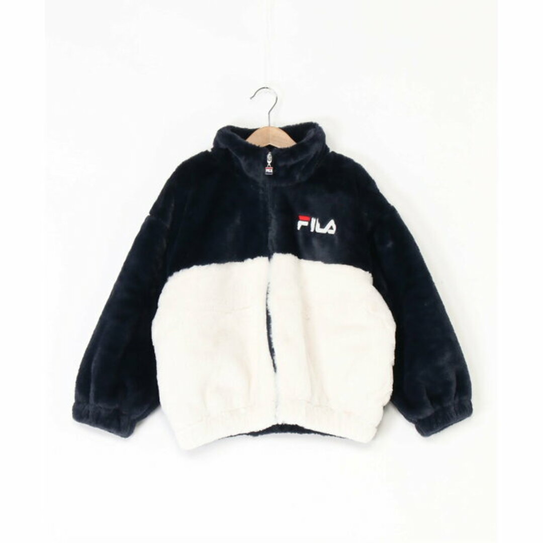 FILA(フィラ)の【NV】フィラ/(K)シャギーボア裏タフタJK キッズ/ベビー/マタニティのキッズ服女の子用(90cm~)(ジャケット/上着)の商品写真