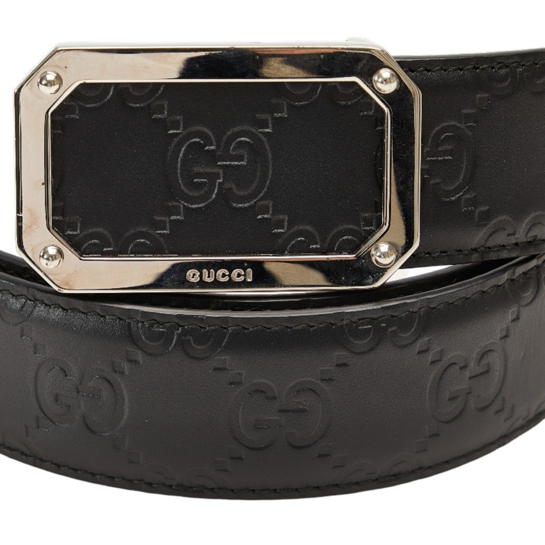 Gucci - 美品 グッチ グッチシマ スクエア ベルト 403941 レザー