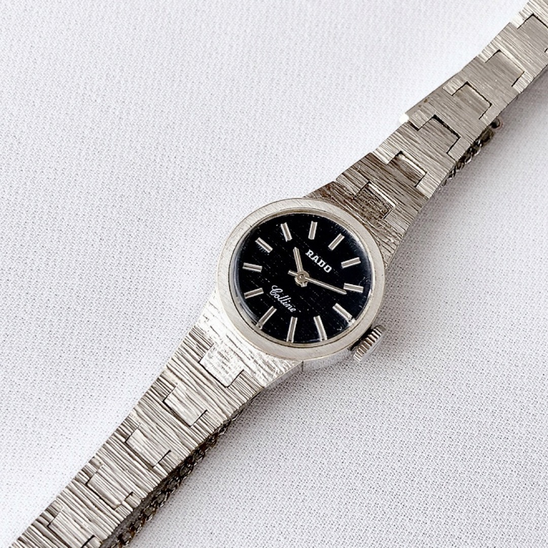 RADO - レア RADO Colline レディース手巻き腕時計 稼動品の通販 RADO - レア RADO Colline レディース手巻き腕時計 稼動品の通販