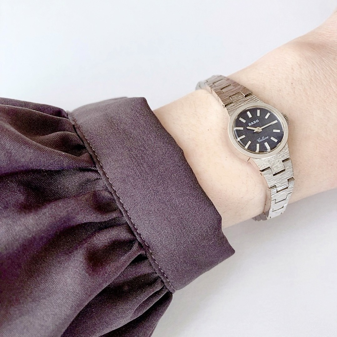 RADO - レア RADO Colline レディース手巻き腕時計 稼動品の通販 RADO - レア RADO Colline レディース手巻き腕時計 稼動品の通販