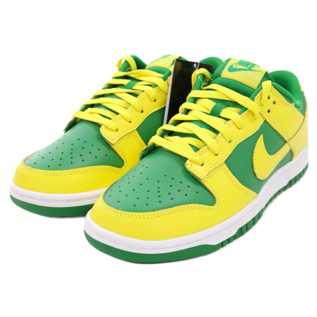 NIKE ナイキ DUNK LOW REVERSE BRAZIL ダンクロー リバース ブラジル ローカットスニーカー シューズ イエロー/グリーン DV0833-300 US9/27.0cm