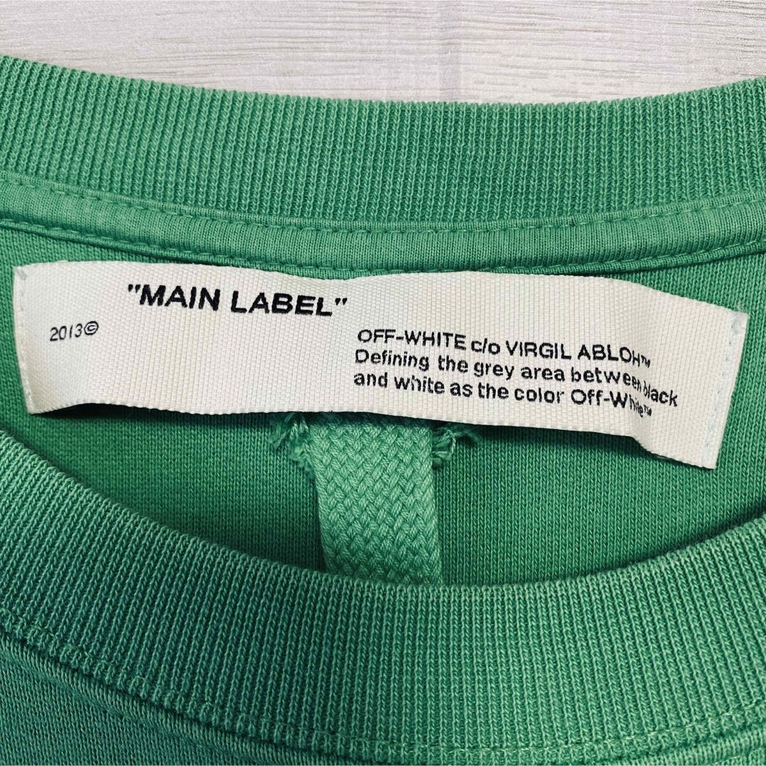 OFF-WHITE - 【入手困難】OFF-WHITE オフホワイト スウェット Lサイズ