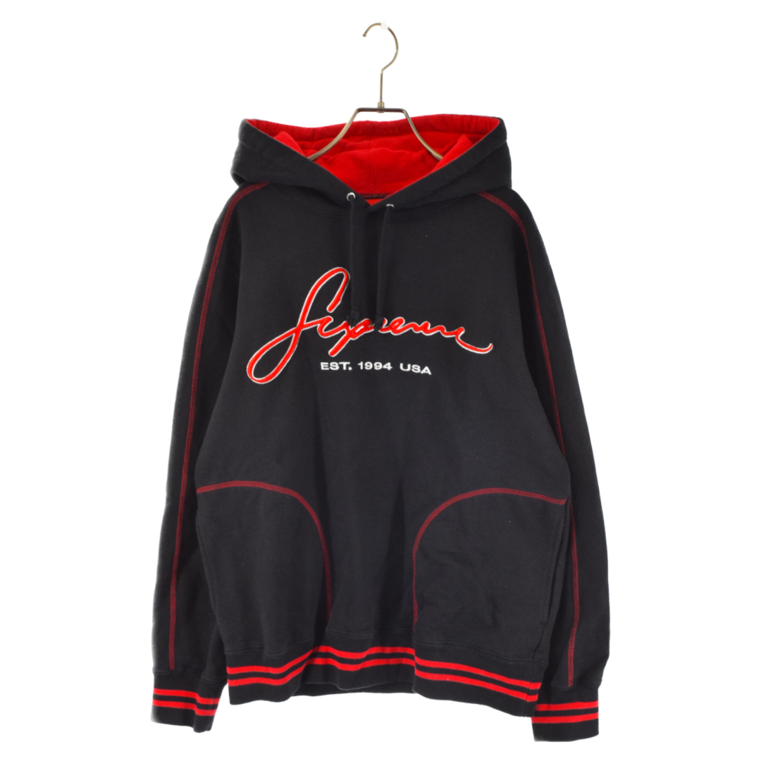 SUPREME シュプリーム 19AW Stop Crying Hooded Sweatshirt ストップ クライング スウェット フーディーパーカー ブラック